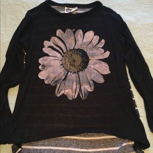 Graphic flower shirt
